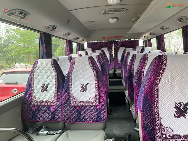 Nội thất xe 29 chỗ Hyundai County