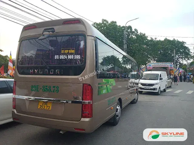 Thuê xe 29 chỗ đi Hải Tiến | Thuê xe Skyline 02