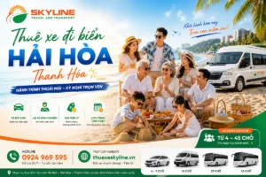 Bảng giá thuê xe đi Hải Hòa từ Hà Nội | Thuê Xe Skyline