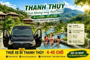 Bảng giá thuê xe đi Thanh Thủy 2026